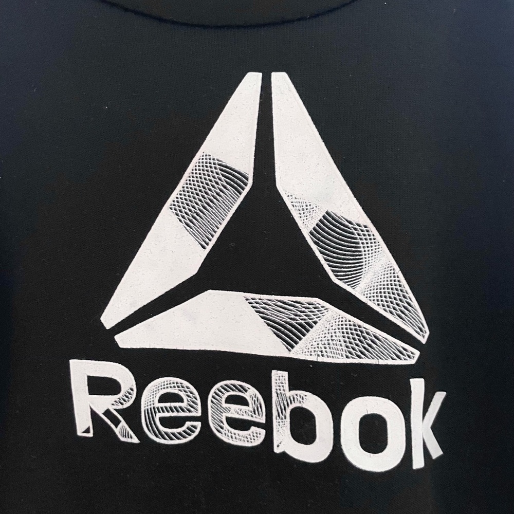 4/$20💥Reebok Delta Sweatshirt, Fleecy Inner, Long Sleeves, Black & White, Unisex
